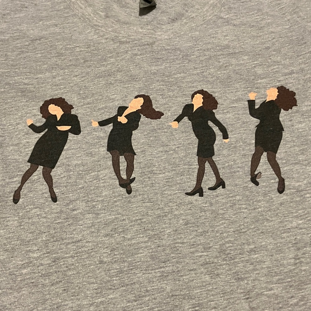 Next Level Apparel Heather Gray Women's Dance Graphic Tee